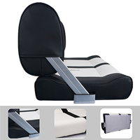 Siège double pour bateau, chaise de marin, siège de capitaine personnalisé, siège passager réversible pour bateau de luxe, yachts et bateaux à moteurs