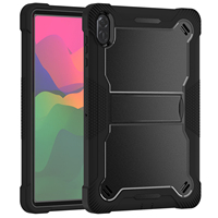 Étui de protection hybride robuste avec bézel surélevé et béquille pour tablette Honor Pad X8B X8A 11 pouces