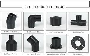 DN90 pe100 파이프 피팅 페 전기 융합 hdpe 전기 융합 <span class=keywords><strong>45</strong></span> 도 팔꿈치 - Product Image 5