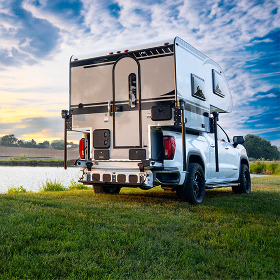 Ecocampor Slide on Hard Side Fiberglass Truck Camper Truck Bed Camper ...