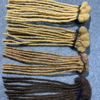 Extensions de cheveux tressés en dreadlocks afro kinky, cheveux naturels, dreadlocks