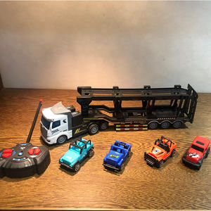 Camión de Ingeniería RC a <span class=keywords><strong>Escala</strong></span> 1/48 de 4 Canales con Plataforma y Remolque, <span class=keywords><strong>Juguete</strong></span> con Cargador y Batería de Iones de Litio Listo para Usar, Directo de Fábrica en China, BSCI - Product Image 6