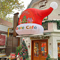 Grand Blow Ups extérieur noël éclairé père noël traîneau arc bonhomme de neige pain d'épice arbre gonflables décorations de cour