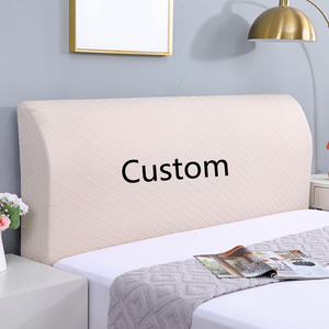 Custom Elastic Velvet Solid Color Microfiber Soft Dustproof Bed <strong>Headboard</strong> <strong>Cover</strong> For Decoration - Product Image 4