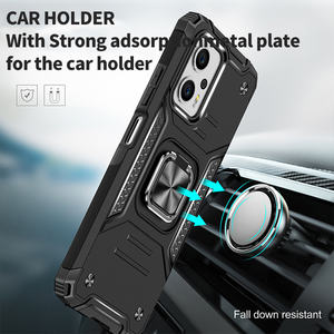 Para Redmi NOTE8 PRO Kickstand Phone Case para Xiaomi Note10 Anti-Shock Armor Magnetic Ring Phone Case para <span class=keywords><strong>Xiaomi12</strong></span> C - Product Image 6