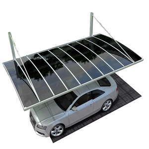 Abri de voiture en aluminium à double carport, abri de stationnement pour voiture, vente chaude - Product Image 1