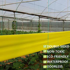 เทปเหนียวสีเหลืองสำหรับติดต้นไม้ - ม้วนกาวกันน้ำสำหรับดักจับแมลงวันลายจุด <span class=keywords><strong>มด</strong></span> และหนอนแคนเนอร์ ขนาดม้วนใหญ่ - Product Image 2