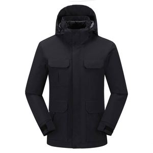 Veste 3-en-1 de marque tendance, coupe-vent, imperméable, pour activités de plein air, vêtements de montagne, vestes amovibles pour l'extérieur - Product Image 4
