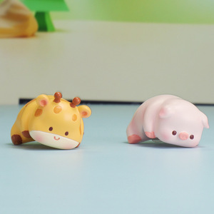 Ornements personnalisés d'animaux mignons de dessin animé poupée poney ornements amusants de voiture de dessin animé Console centrale décoration ornement cadeau - Product Image 2