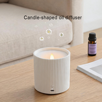 Diffuseur d'arômes sans fil de haute qualité, prix d'usine, diffuseur d'huiles essentielles rechargeable avec lumière de bougie, fournisseur