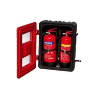Armoire de rangement pour extincteur 6KG 67x30x23cm en plastique durable, armoire de sécurité incendie