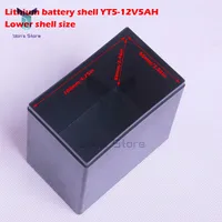 Boîtier de batterie ABS YTX5 12V5Ah pour voiture et moto, support de batterie au lithium 18650 avec étui de protection intégré