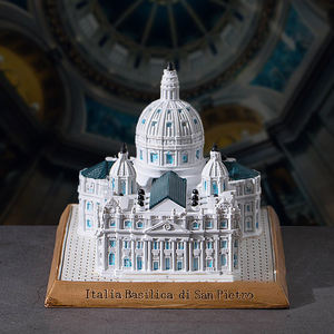 Escultura de resina <span class=keywords><strong>3D</strong></span> personalizada, modelo de construcción de ciudad famosa, Coliseo Romano, <span class=keywords><strong>3D</strong></span> figurita de resina, regalos turísticos italianos - Product Image 2