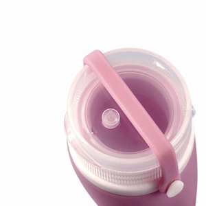 Beauty Pink Clear Leakproof <b>Travel</b> Bottles Portable 30ML 60 mL 90ml Silicone Dispenser Bottle Set Food Grade 3.4oz Lotion - Product Image 5