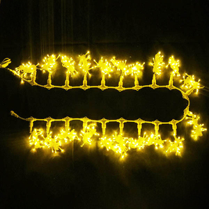 Luces LED para Cortina, IP67, Cable de Goma Blanco, 3x2M, 600 LED, Ultra CRI 90, Regulable, Decoración para Bodas, Salones de Baile, Banquetes, Hoteles - Product Image 2
