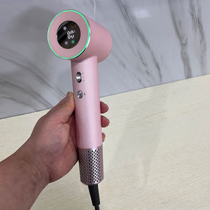 Secador de Pelo Inteligente sin Aspas con Pantalla Digital, Motor Bldc de Alta Velocidad de 1500W, Personalizable, Secado Rápido, Frío/Caliente, para Hotel - Product Image 1