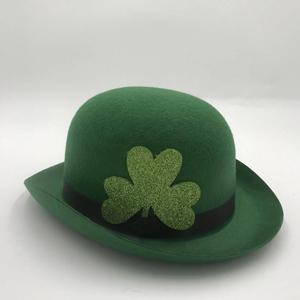 Sombrero de Fieltro de Lana Estilo Hip Hop para Hombre, Color Verde - Product Image 5