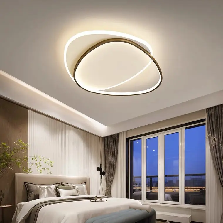 Modernes Design Haus dekoration Dimmbare intelligente Decken leuchte mit Fernbedienung