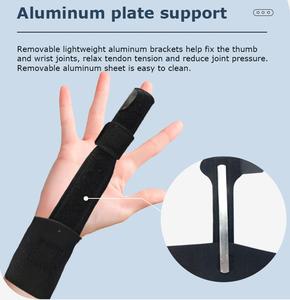 Penahan pelurus jempol pereda nyeri, kawat keseleo fraktur jari - Product Image 3