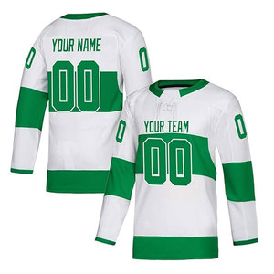 Maillots de football de baseball à manches longues personnalisés sublimés par OEM maillots de hockey sur glace logo personnalisé maillots de style t-shirt uniformes - Product Image 5