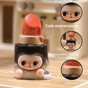 Figura de Resina de Niña con Postre, Linda y Dulce, Figuras de Acción Kawaii, Figuras de <span class=keywords><strong>Anime</strong></span>, Juguetes de Caja Sorpresa, Venta al por Mayor, OEM Personalizado - Product Image 4