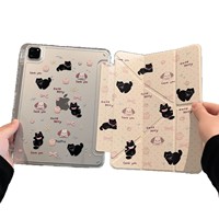Coque arrière transparente en cuir PU impression UV sublimation personnalisée pour iPad 11 A16 Air 11 10.9 Pro 11 13 12.9 Mini 7