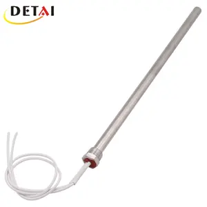 DT Stainless Steel 240V 2000W Immersion Cartridge Heater Electric Water Heating Rod with 3/4"NPT Thread