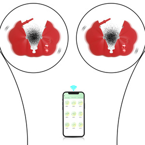 Petals Lotion Clip APP Masajeador de estimulación mamaria femenina Accesorios para juegos de rol - Product Image 2