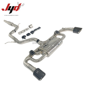 Высокопроизводительная выхлопная труба JYD для Volkswagen <span class=keywords><strong>Golf</strong></span> VI 6 MK5 MK6 MK7 <span class=keywords><strong>GTI</strong></span> с наконечником из углеродного волокна - Product Image 2