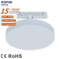RONSE Projecteur LED Commercial Moderne en Aluminium à Haute Luminosité avec Diffusion 3000K-6000K IRC 90 pour Restaurant