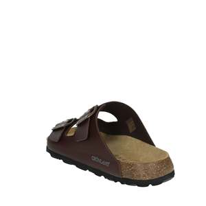 Grunland Pantoufles pour hommes CB3013-40 Sandales confortables en cuir marron - Product Image 2