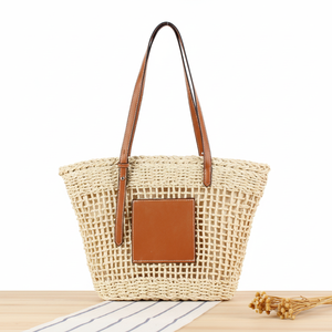 กระเป๋าถือไนลอนลำลองสำหรับผู้หญิง ลายเรขาคณิต ใช้ได้สองแบบ สำหรับใช้ในชีวิตประจำวัน งานแต่งงาน ชายหาด วันหยุดพักผ่อน ท่องเที่ยว ช้อปปิ้ง มีซิป - Product Image 1