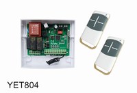 YET2132 Precio de Fábrica Alta Calidad 4 Botones Automatización del Hogar 433mhz Código de Aprendizaje Control Remoto Impermeable Fácil de Operar