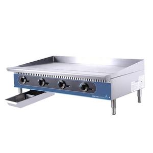 Catering Equipment Stainless Steel <b>Gas</b> Grill <b>Griddle</b> Commercial <b>Griddle</b> Machine - Product Image 1