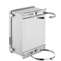 Boîtier de jonction électrique en plastique ABS transparent B&J Supply 190*280*130 mm, étanche IP68, avec couvercle, option UL 94 V-0