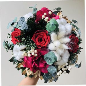 Têtes de roses éternelles, fleurs séchées faites à la main, cadeau pour la Saint-Valentin - Product Image 5