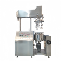 50L machines cosmétiques émulsifiant sous vide mélangeur Machine homogénéisateur émulsifiant équipement yeux crème Mayonnaise faisant l'équipement