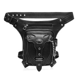 New <b>Punk</b> <b>Belt</b> Bag Outdoor Spliced Biker Riding Tool <b>Belt</b> Bag Tactical Leg Bag for Women and Men - Product Image 1