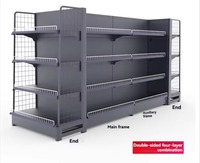Scaffali e Espositori in Metallo Leggero per Supermercati - Dimensioni e Colori Personalizzabili, Installazione Rapida
