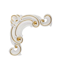 Appliques décoratives auto-adhésives en PVC de style européen pour portes, armoires, lits et murs de fond de salon