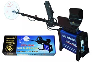 เครื่องตรวจจับโลหะแบบเหนี่ยวนำพัลส์ GDX8000 รุ่นใหม่ล่าสุด ความไวสูง ค้นหาได้ลึก สำหรับการล่าสมบัติและค้นหาทองคำ GDX8000 GDX8000 Gol - Product Image 1