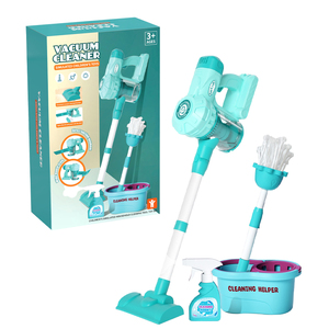 Meilleure vente ensemble d'outils de <span class=keywords><strong>nettoyage</strong></span> chariot de Simulation électrique aspirateur jouets pour enfants tout-petits en plastique amusant <span class=keywords><strong>jeu</strong></span> de rôle - Product Image 1