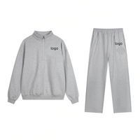 Vestes de mode en gros, pulls de haute qualité en coton, unisexes, épais, confortables, élégants, ensemble 2 pièces pour femmes et hommes