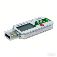 Registrador de Datos de Temperatura y Humedad Industrial con Pantalla LCD, Interfaz USB y Reporte en PDF para Monitoreo de Transporte