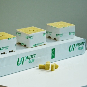 UPuper – ensemble de dalles en laine de roche, culture hydroponique, avec bloc et bouchon - Product Image 3