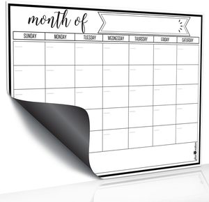 Offre Spéciale réfrigérateur tableau blanc plan de repas planificateur de <span class=keywords><strong>semaine</strong></span> magnétique cuisine réfrigérateur calendrier mensuel tableau blanc - Product Image 1
