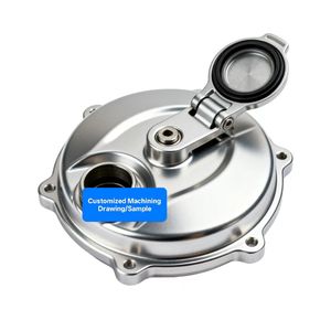 Dongguan Factory OEM Custom CNC Aluminio Tapa de la tapa del combustible Auto Motocicleta Ventilado Tapa del tanque de transferencia Servicios de mecanizado de alta ventilación - Product Image 1