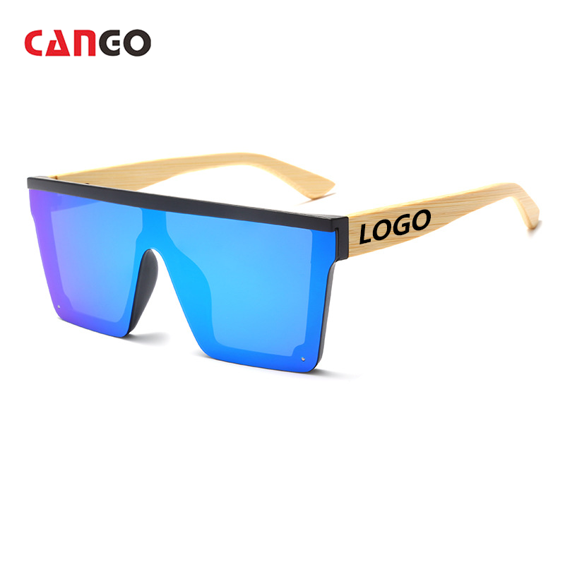 Cango Unique Luxury Sunglasses Men Uv400 Wood Custom Sunglasses Logo  Glasses Manufacturers Black Men'S Sunglasses