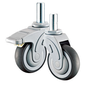 3 ''4'' 5 ''Hochleistungs-medizinische Rollen Abschließbare stumme Gummi profile für Krankenhaus betten Medizinische Wagen Instrumenten wagen - Product Image 3