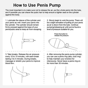 Bomba de bola de goma resistente para agrandar el pene masculino, erecciones más fuertes, más largas y más duras, ideal para masturbación, juguete sexual - Product Image 5